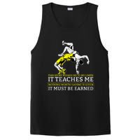 It Must Be Earned Wrestling TShirt PosiCharge Competitor Tank