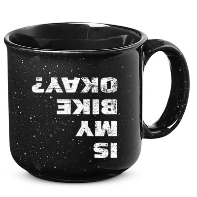 Is My Bike Okay? Gift Mountain Bike Cycling Gift Great Gift 15oz Campfire Ceramic Mug