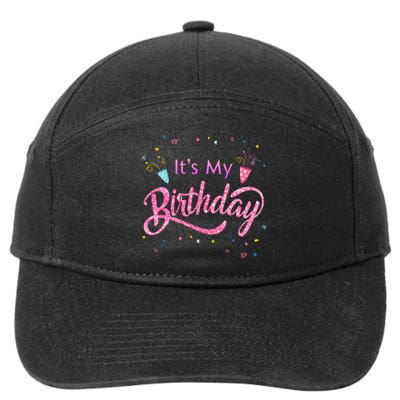 It's My Birthday Tee 7-Panel Snapback Hat