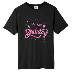 It's My Birthday Tee Tall Fusion ChromaSoft Performance T-Shirt