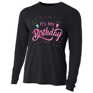 It's My Birthday Tee Cooling Performance Long Sleeve Crew