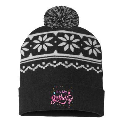 It's My Birthday Tee USA-Made Snowflake Beanie