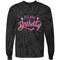 It's My Birthday Tee Tie-Dye Long Sleeve Shirt