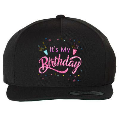 It's My Birthday Tee Wool Snapback Cap