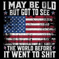 I May Be Old But Got To See The World Before It Went To Shit 16 in Basic Backpack