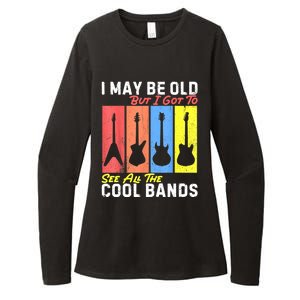 I May Be Old But I Got To See All The Cool Bands Guitarist Womens CVC Long Sleeve Shirt