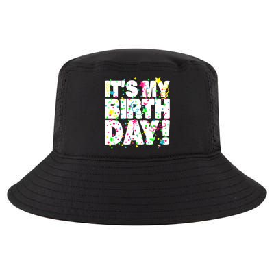 ItS My Birthday Confetti Gifts Cool Comfort Performance Bucket Hat