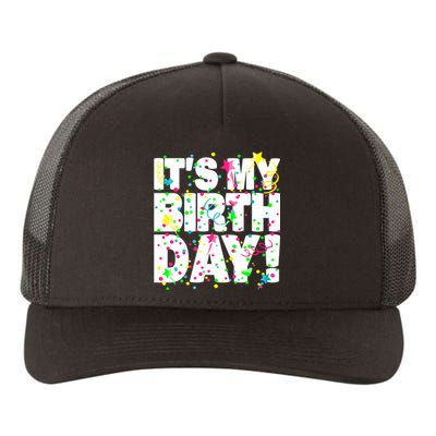 ItS My Birthday Confetti Gifts Yupoong Adult 5-Panel Trucker Hat