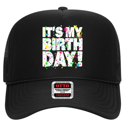 ItS My Birthday Confetti Gifts Trucker Hat