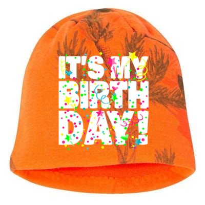 ItS My Birthday Confetti Gifts Kati - Camo Knit Beanie