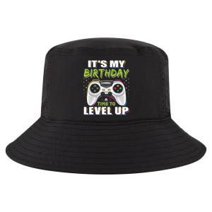 Its My Birthday Boy Time To Level Up Video Game Gift Cool Comfort Performance Bucket Hat