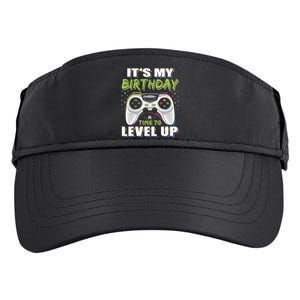 Its My Birthday Boy Time To Level Up Video Game Gift Adult Drive Performance Visor