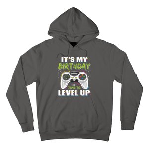 Its My Birthday Boy Time To Level Up Video Game Gift Hoodie