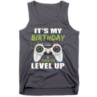 Its My Birthday Boy Time To Level Up Video Game Gift Tank Top