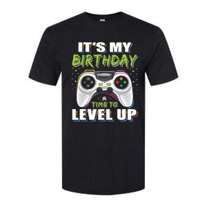 Its My Birthday Boy Time To Level Up Video Game Gift Softstyle CVC T-Shirt