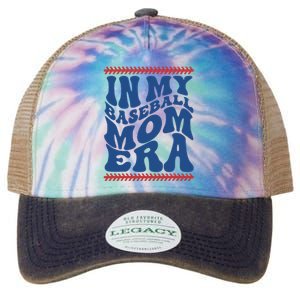 In My Baseball Mom Era Funny Family Mama Gifts Legacy Tie Dye Trucker Hat