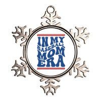 In My Baseball Mom Era Funny Family Mama Gifts Metallic Star Ornament