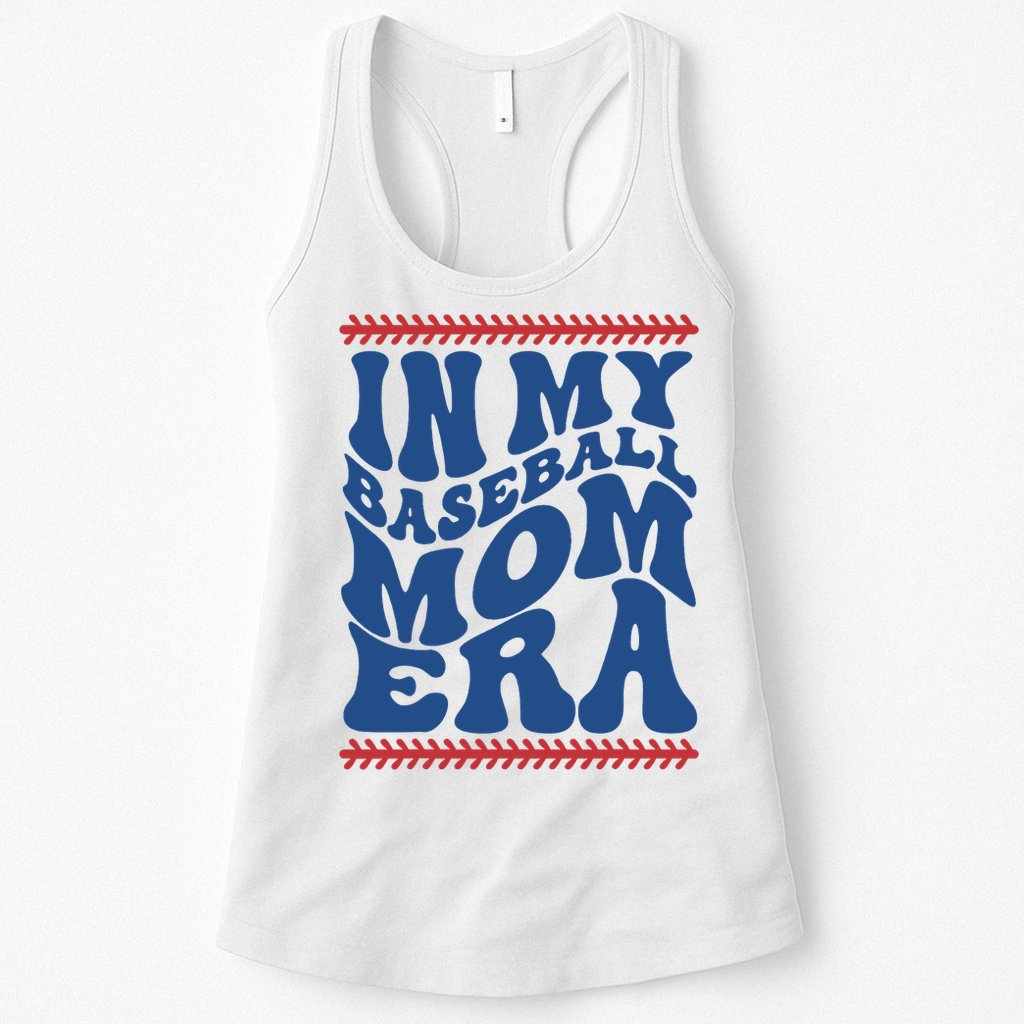 In My Baseball Mom Era Funny Family Mama Gifts Womens Tank Top