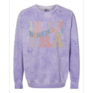 In My Birthday Era Colorblast Crewneck Sweatshirt