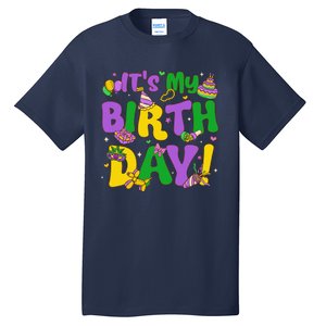 ItS My Birthday Mardi Gras Funny Bday Tall T-Shirt