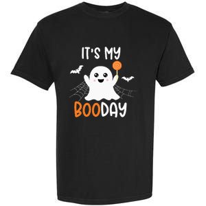 Its My Boo Day Cute Halloween Birthday Ghost Garment-Dyed Heavyweight T-Shirt