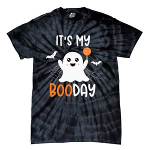 Its My Boo Day Cute Halloween Birthday Ghost Tie-Dye T-Shirt