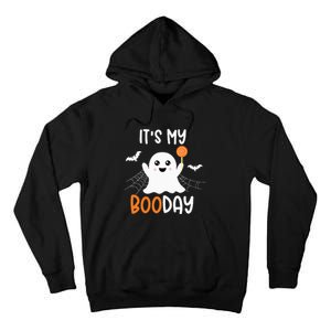 Its My Boo Day Cute Halloween Birthday Ghost Tall Hoodie