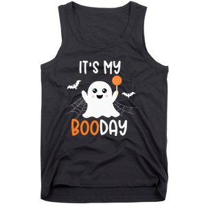 Its My Boo Day Cute Halloween Birthday Ghost Tank Top