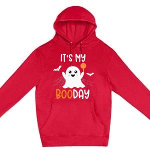 Its My Boo Day Cute Halloween Birthday Ghost Premium Pullover Hoodie