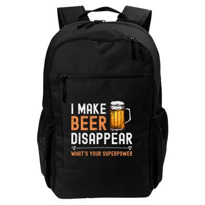 I Make Beer Disappear WhatS Your Superpower Funny Drinking Backpack