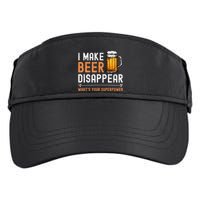 I Make Beer Disappear WhatS Your Superpower Funny Drinking Adult Drive Performance Visor
