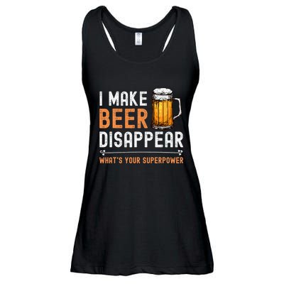 I Make Beer Disappear WhatS Your Superpower Funny Drinking Ladies Essential Flowy Tank