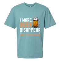 I Make Beer Disappear WhatS Your Superpower Funny Drinking Sueded Cloud Jersey T-Shirt
