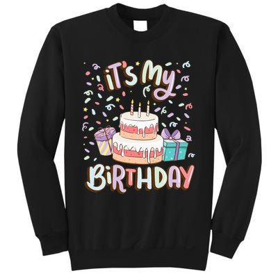 ItS My Birthday Cake Donut Confetti Sweatshirt