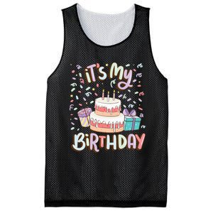 ItS My Birthday Cake Donut Confetti Mesh Reversible Basketball Jersey Tank