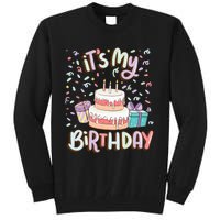 ItS My Birthday Cake Donut Confetti Tall Sweatshirt