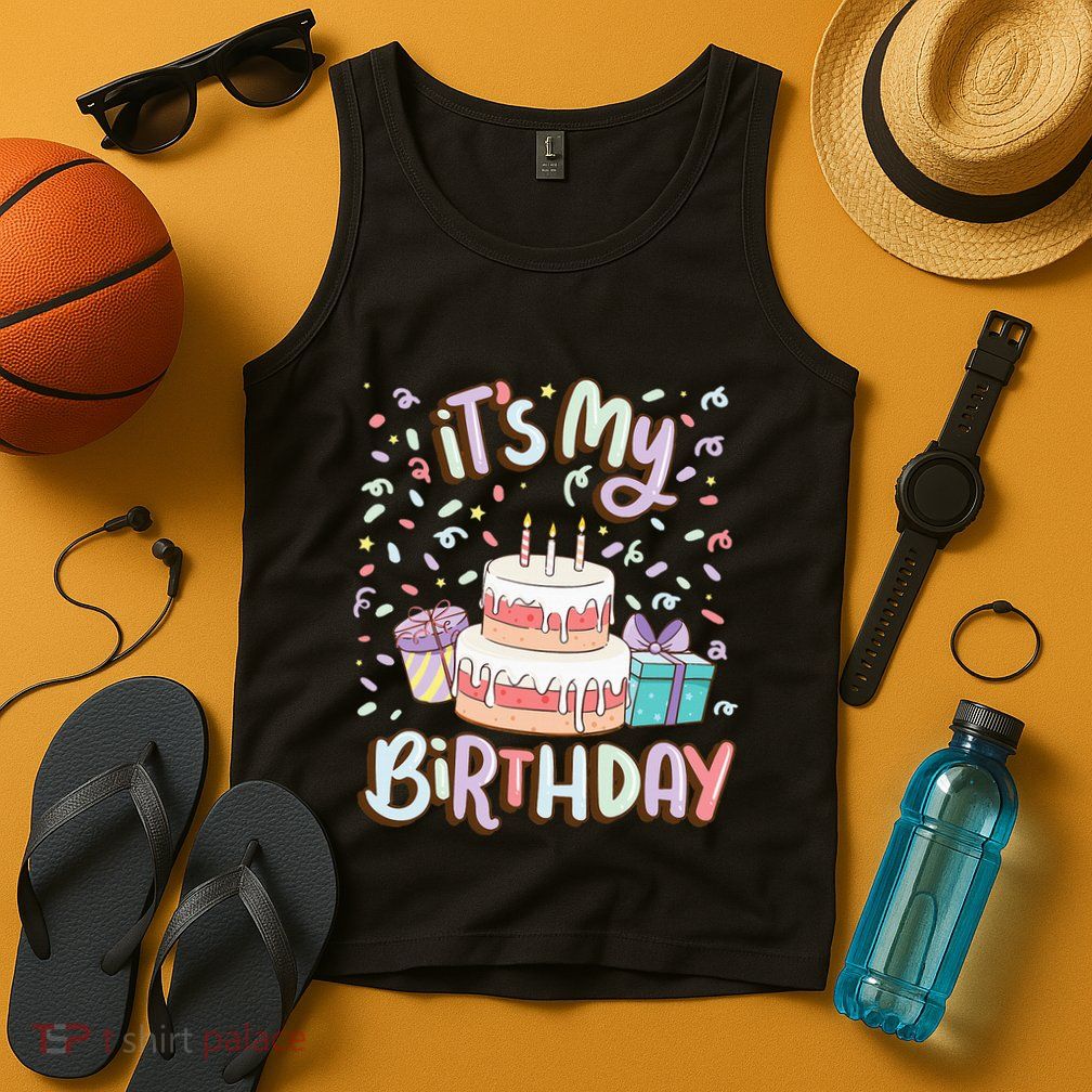 ItS My Birthday Cake Donut Confetti Tank Top