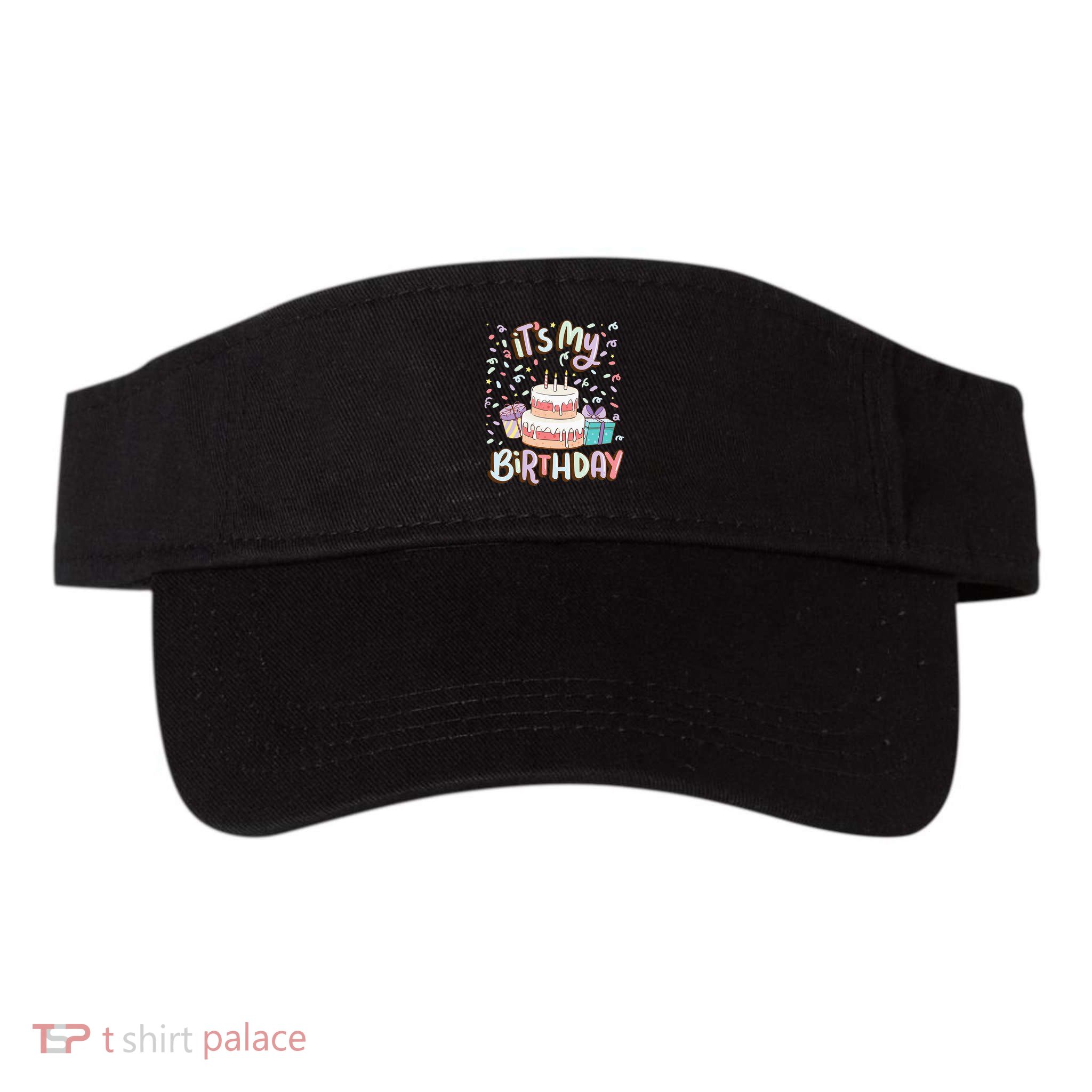 ItS My Birthday Cake Donut Confetti Visor