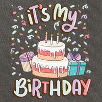 ItS My Birthday Cake Donut Confetti Cotton Canvas Backpack