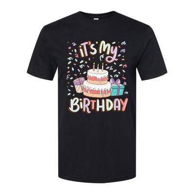 ItS My Birthday Cake Donut Confetti Softstyle CVC T-Shirt