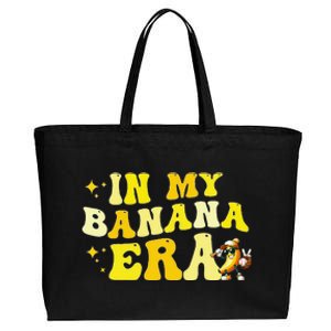 In My Banana Era Fruit Lover Baseball Player Cotton Canvas Jumbo Tote