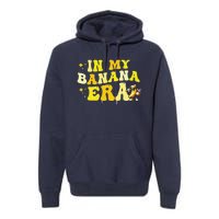 In My Banana Era Fruit Lover Baseball Player Premium Hoodie