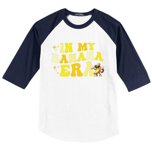 In My Banana Era Fruit Lover Baseball Player Baseball Sleeve Shirt