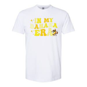 In My Banana Era Fruit Lover Baseball Player Softstyle CVC T-Shirt