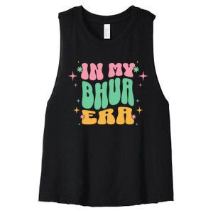 In My Bhua Era Women's Racerback Cropped Tank