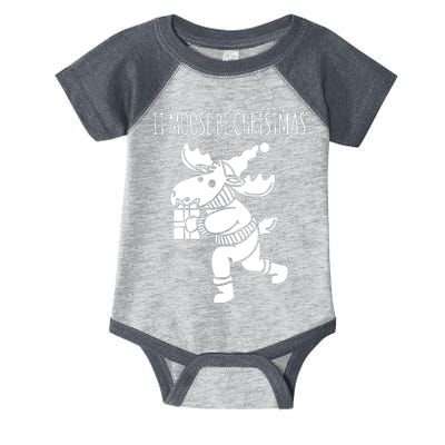 It Moose Be Christmas Humor Holiday Infant Baby Jersey Bodysuit