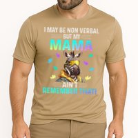 I May Be Non Verbal But My Mama Aint Remember That Giraffe Cooling Performance Crew T-Shirt