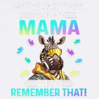 I May Be Non Verbal But My Mama Aint Remember That Giraffe Garment-Dyed Sweatshirt