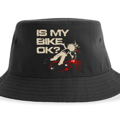 Is My Bike Ok Okay ? Funny BMX Dirt Bike Motorcycle Cycling Sustainable Bucket Hat