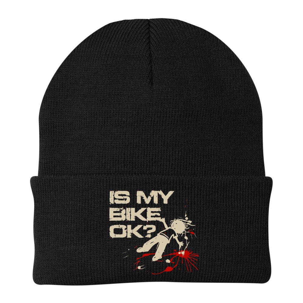 Is My Bike Ok Okay ? Funny BMX Dirt Bike Motorcycle Cycling Beanie